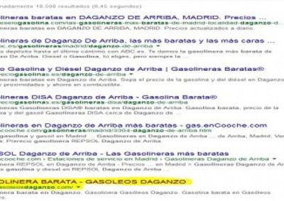 SEO Gasóleos Daganzo – Gasolinera barata